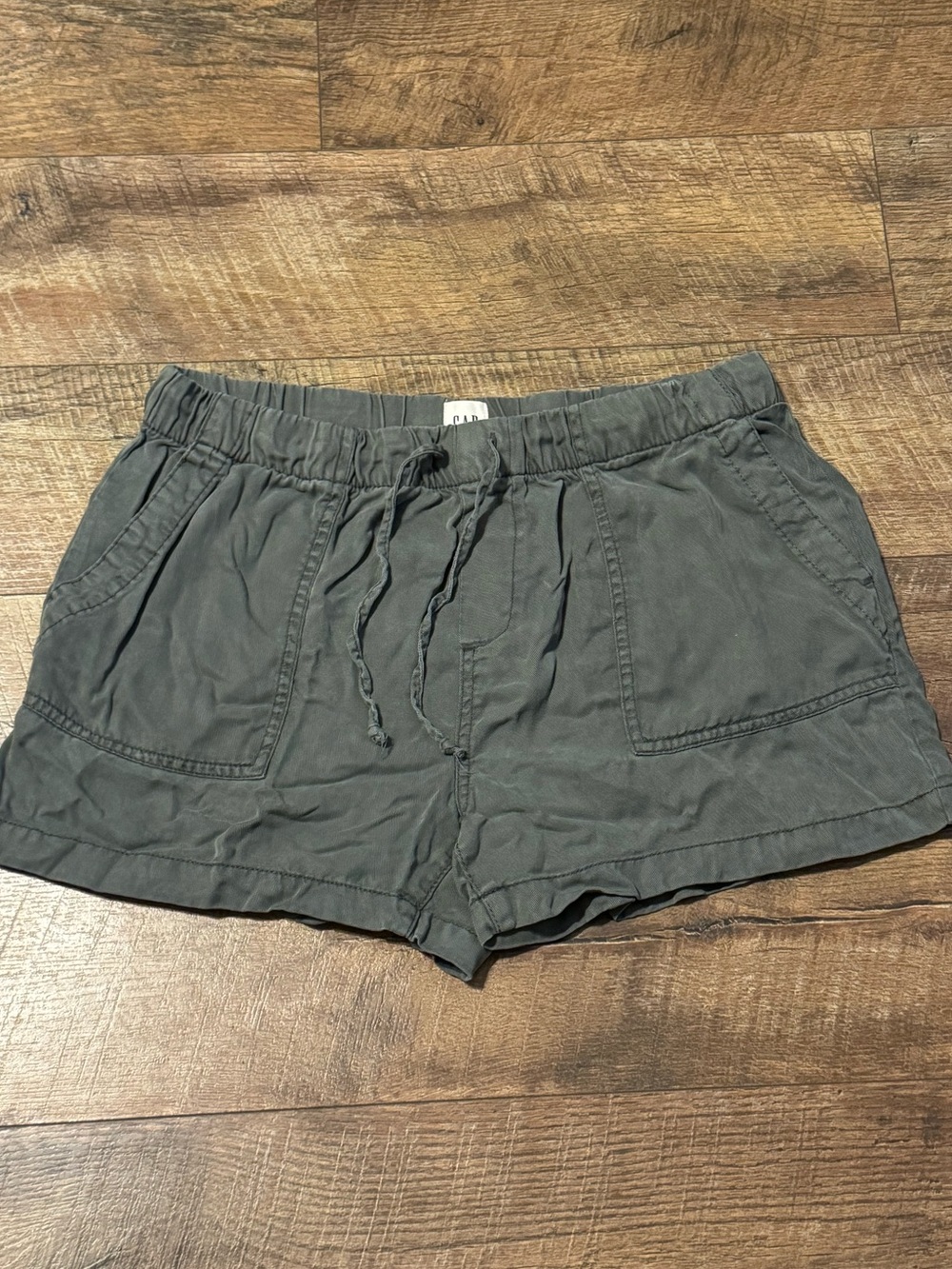 GAP Women's Olive Drawstring Casual Shorts